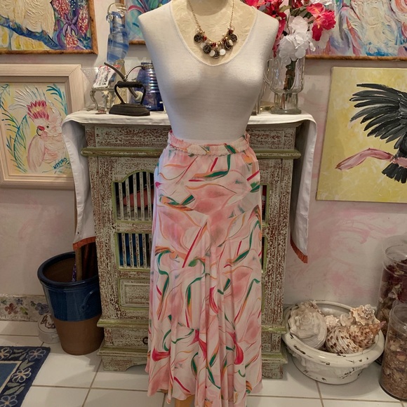 Silk Assets Dresses & Skirts - Silk maxi skirt colorful ! NWT !